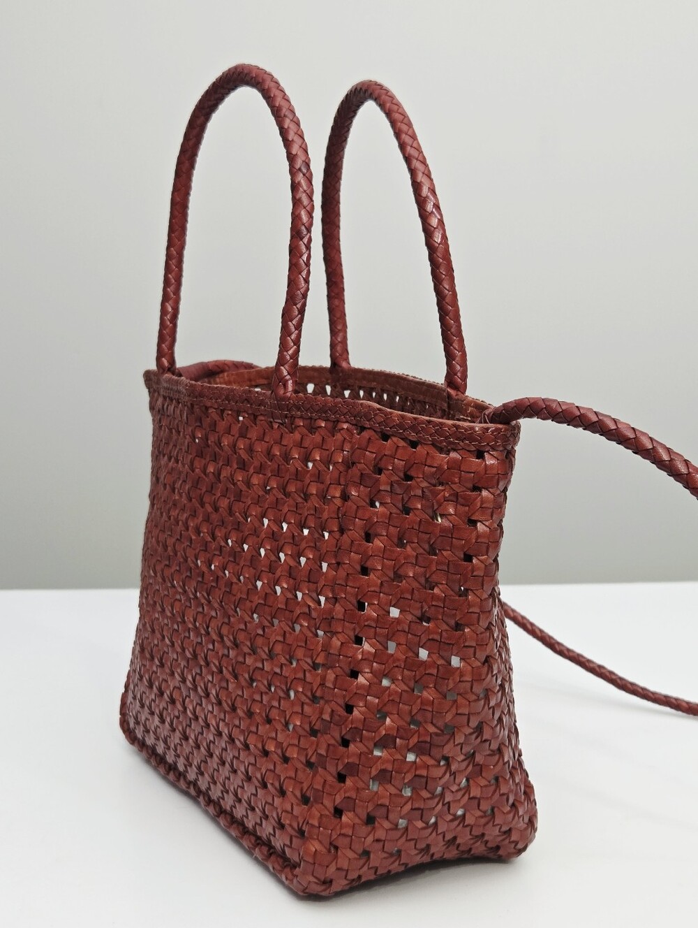 NEW MAISON N.H PARIS ANNETTE PETIT CUIR BAG - PICANTE - Picture 5 of 10